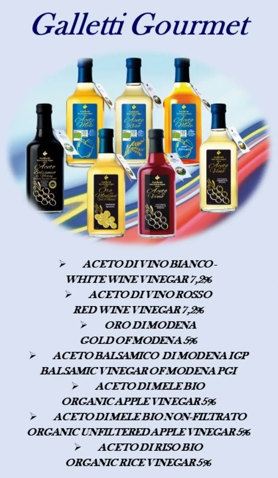 Nuova linea Gourmet